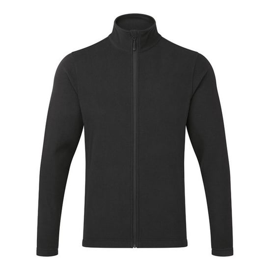 Premier Mens Recyclight Microfleece Full Zip Jacket (Black) - Image 1