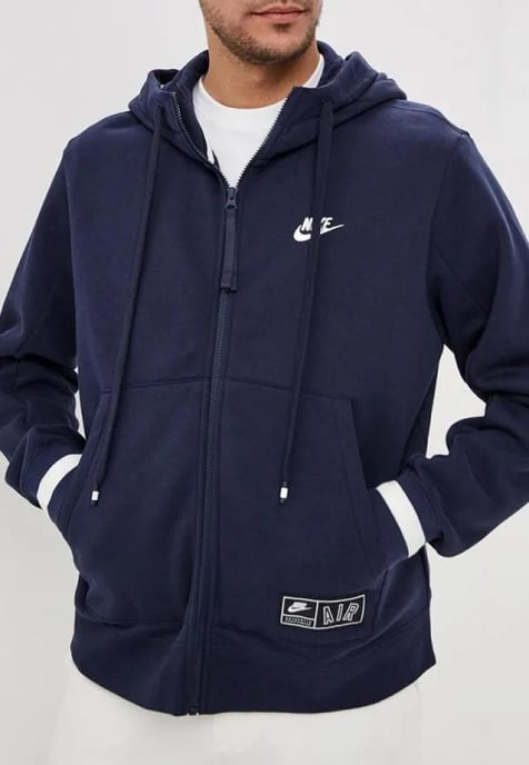 Conjunto de chándal completo con cremallera en azul marino para hombre Nike Air - Image 2