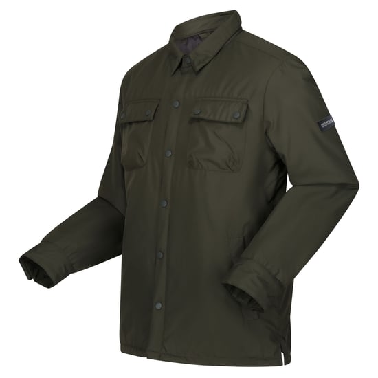 Regatta Mens Vinca Shacket Jacket (Dark Khaki)
