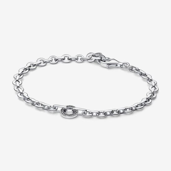Pandora 'Signature Pavé' Women's 925 Sterling Silver Bracelet - Silver 592777C01-20