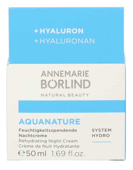 Annemarie Borlind Aquanature Rehydrating Night Cream 50 ml - Image 2