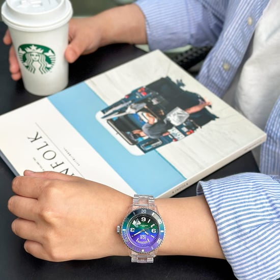 Ice Watch Ice Clear Sunset - Purple Green Unisex's Transparent Watch 021433