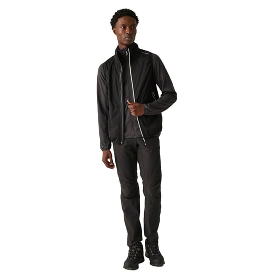 Regatta Mens Lankin VI Softshell Gilet (Black) - Image 4