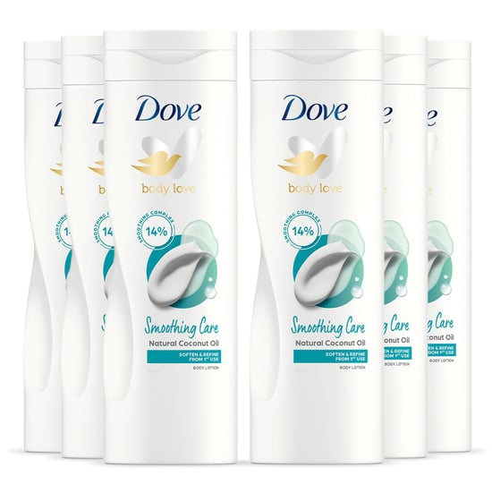 Dove Nourishing Secrets Body Lotion with Coconut Oil & Almond Milk, 6x400ml