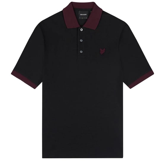 Lyle & Scott Polo Ringer en negro azabache - Image 1