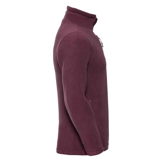 Russell Mens Outdoor Fleece Jacket (Burgundy) - Image 3