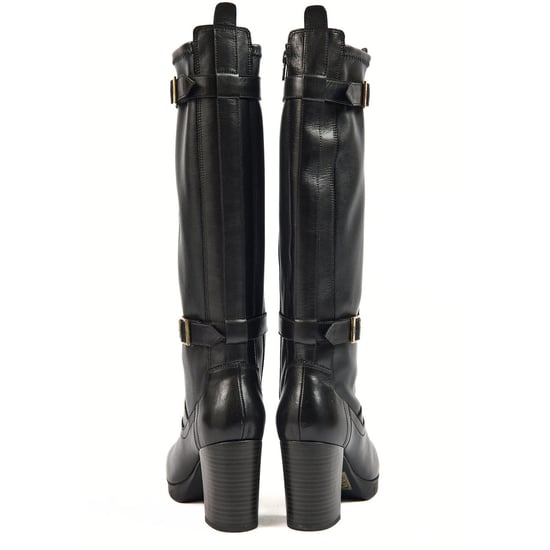Pod Nitika Leather Women's Black Boots - Image 2