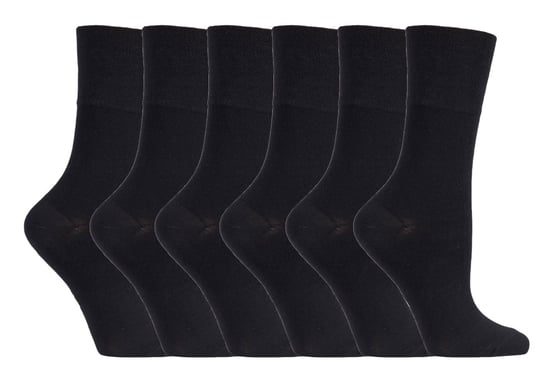 Tienda de Calcetines Gentle Grip - 6 Pares de Calcetines de Bambú No Elásticos para Mujer - SOLRM31 - Image 1