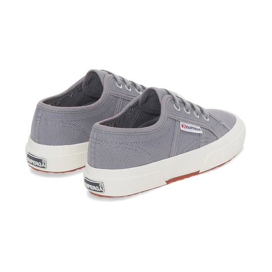 Superga Childrens/Kids 2750 Jcot Leather Trainers (Grey Bluish/Avorio)