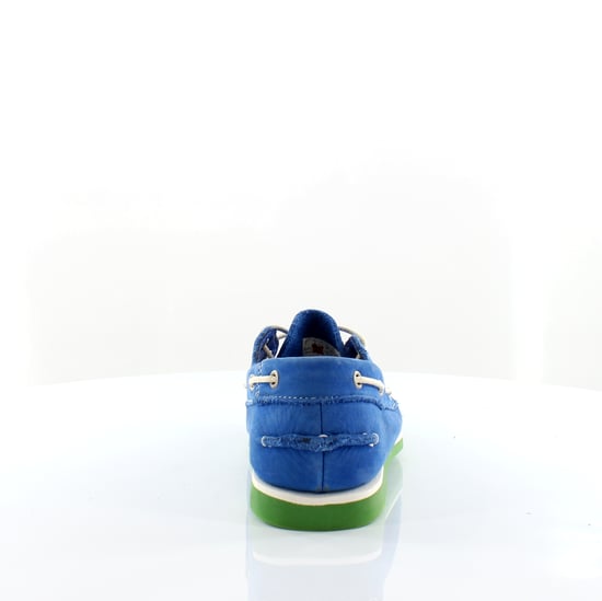 Timberland Classic 2 Eye Blue Suede Leather Lace Up Juniors Boat Shoes 6894R