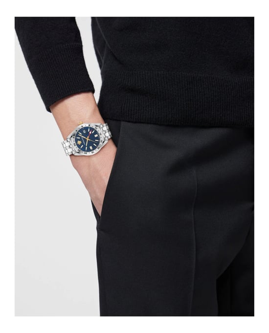 Reloj de Hombre Versace Greca Time GMT Plata VE7C00523 - Image 3