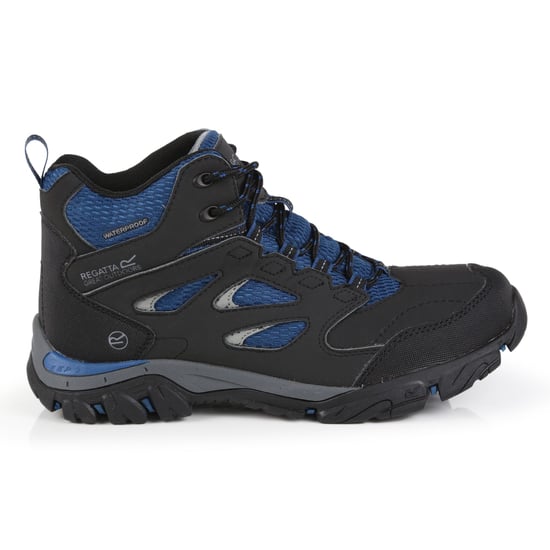 Regatta Womens/Ladies Holcombe IEP Mid Hiking Boots (Ash/Blue Opal) - Image 2