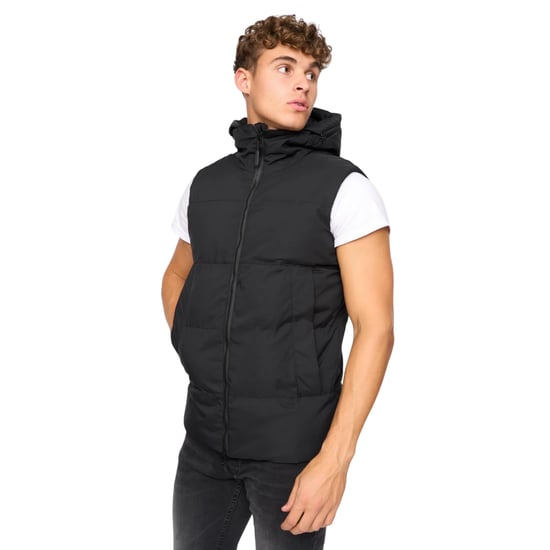 Crosshatch Mens Hanjo Gilet (Black) - Image 1