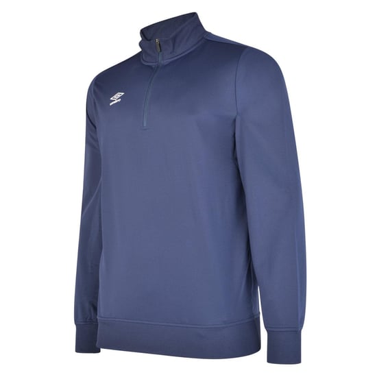Umbro Mens Club Essential Half Zip Sweatshirt (Dark Navy) - Image 1