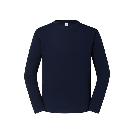 Fruit of the Loom Mens Iconic Premium Long-Sleeved T-Shirt (Deep Navy) - Image 1