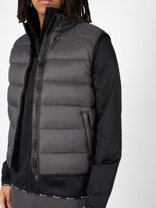 Champion Sin mangas Down Vest del hombre Gris - Image 5