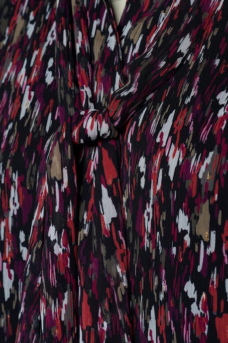 Irina Print Blouse Taupe / Multi - Image 5