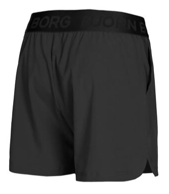 Björn Borg - Pantalón Corto de Entrenamiento Técnico, Hombre - Negro - Image 2