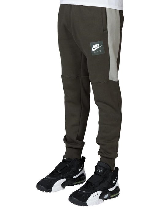 Conjunto de chándal con cremallera y cremallera para hombre Nike Air verde oliva - Image 6