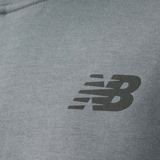 Men's New Balance R.W.Tech Fleece Full Zip Hoody in Grey