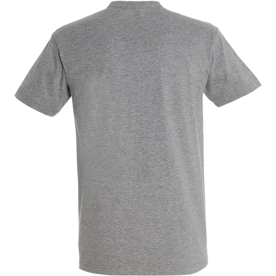 SOLS Mens Imperial Heavyweight Short Sleeve T-Shirt (Grey Marl) - Image 2