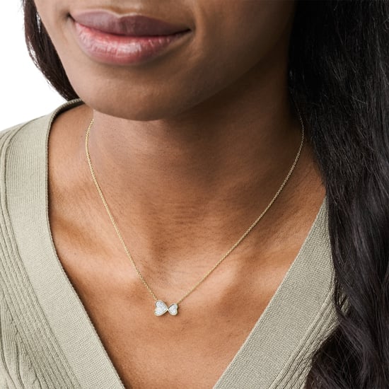Fossil Jewellery 'Sutton' Women's Stainless Steel Necklace - Gold JF03941710 - Image 2