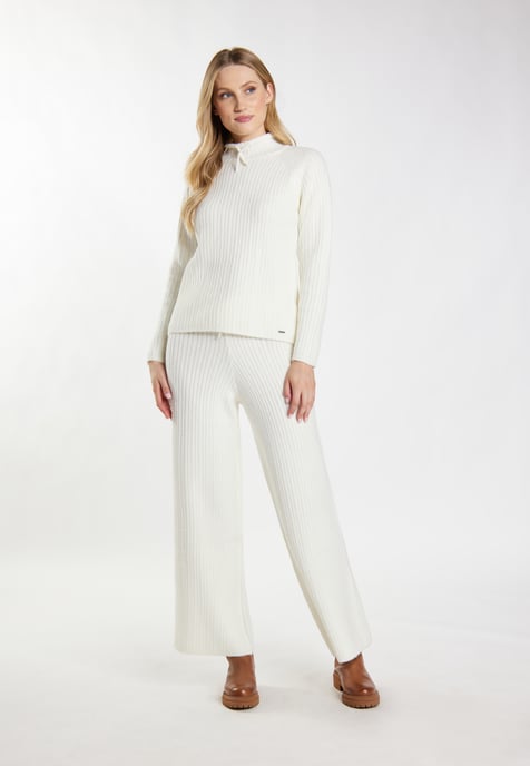 Dreimaster Knitted pullover women off-white - Image 2