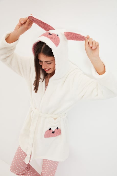 Trendyol Women's V Neck Short Dressing Gowns - Image 1