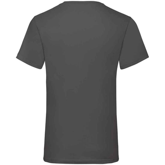 Fruit of the Loom Mens Valueweight V Neck T-Shirt (Light Graphite) - Image 2