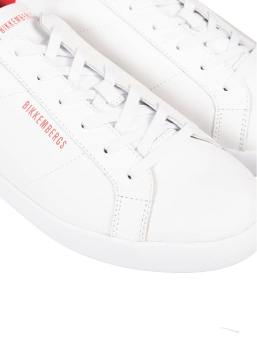 Bikkembergs Zapatillas Saul del hombre Blanco, rojo - Image 5