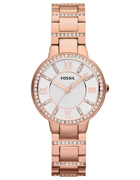 Fossil Virginia Women's Rose Gold Watch ES3284 - Image 1