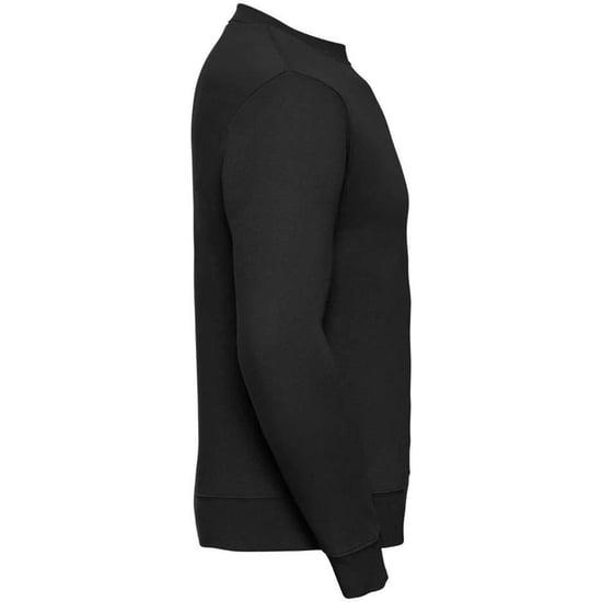 Russell Mens Authentic Sweatshirt (Slimmer Cut) (Black) - Image 3
