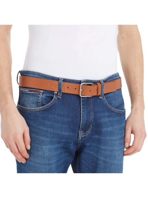 Cinturón Tommy Jeans para hombre con bandera auténtica - Image 3
