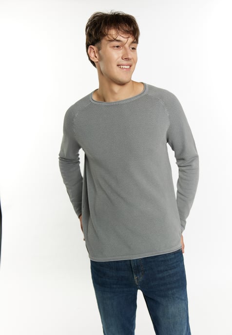 Mo Knitted pullover Men grey - Image 3