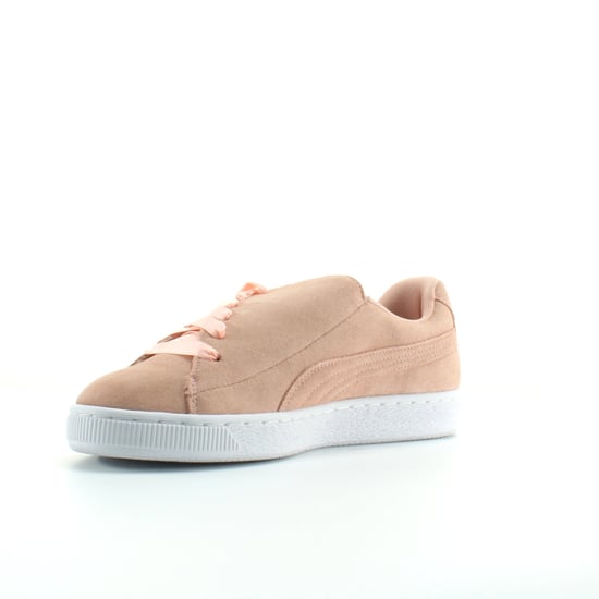 Puma Suede Crush Peach Leather Zapatillas de deporte con cordones para mujer 369251 02 - Image 4