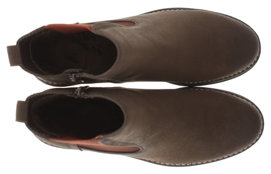 Jana Womens Ankle Boots Judey Slip On mocca