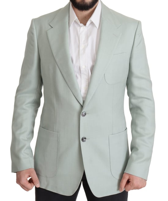 Blazer de Cachemira Verde para Hombre de Dolce & Gabbana - Image 1