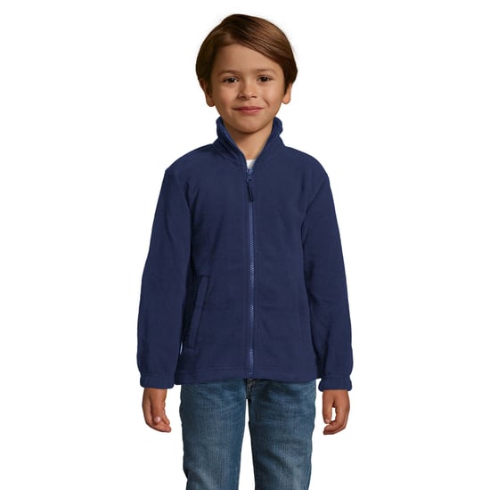 SOLS Childrens/Kids North Zip-Up Fleece Jacket (Navy) - Image 5