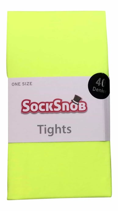 Sock Snob - Mallas opacas de color neón de 40 deniers para mujer - Image 2