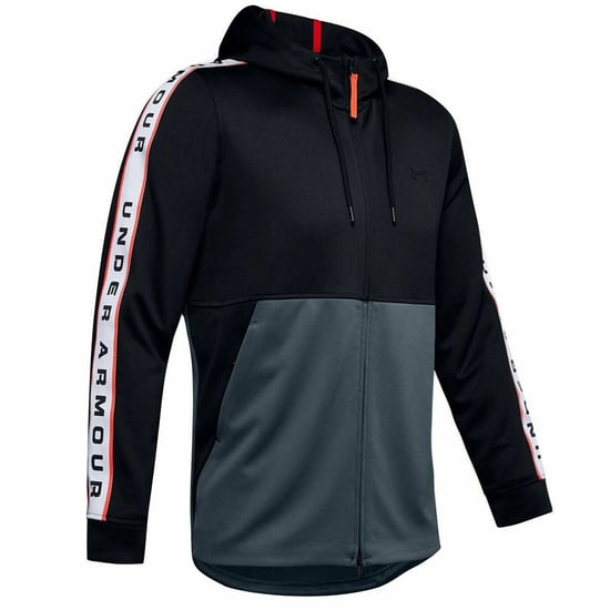 Chaqueta deportiva Under Armour de manga larga con cremallera y diseño colour block para hombre - Image 1