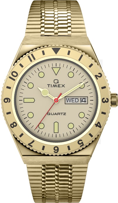 Timex Q Reissue Men's Gold Watch TW2V18700