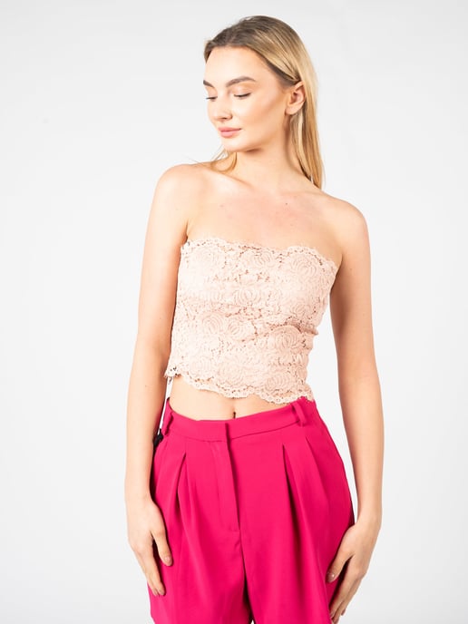 Pinko Top Montegrande de mujer rosado - Image 3