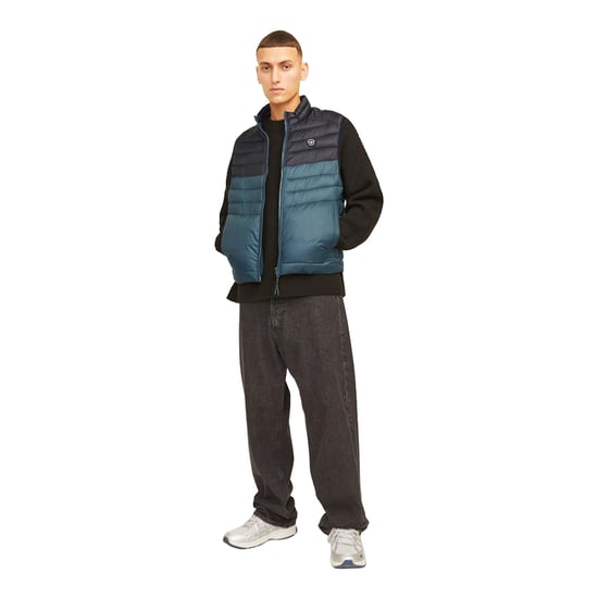Jack & Jones Mens Sleeveless Gilet – Zipper Closure and High Neck