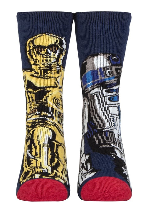 Calcetines para niños Star Wars | Calcetines de invierno para niños - R2D2 & C3PO - Image 1
