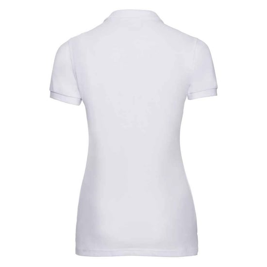 Russell Womens/Ladies Pique Stretch Polo Shirt (White) - Image 2
