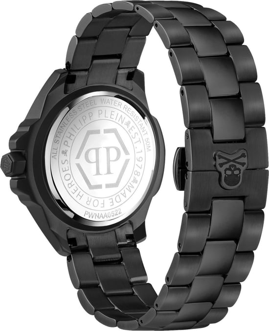 Philipp Plein The $kull Unisex's Black Watch PWNAA0522