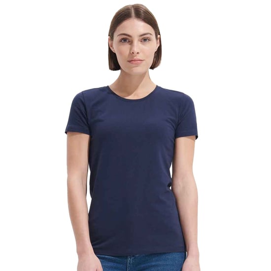 SOLS Womens/Ladies Millenium Stretch T-Shirt (French Navy) - Image 4