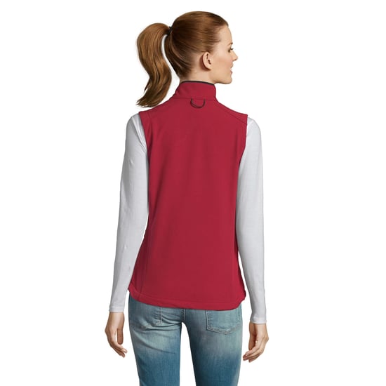 SOLS Womens/Ladies Rallye Soft Shell Bodywarmer Jacket (Red) - Image 4