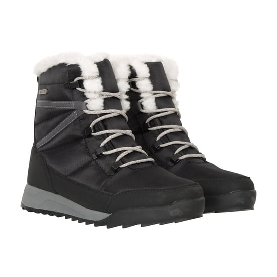 Mountain Warehouse Womens/Ladies Leisure II Snow Boots (Jet Black/White) - Image 1