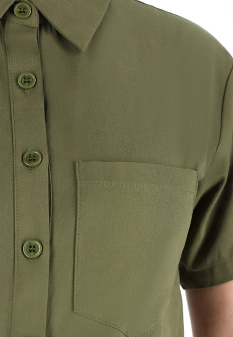 Dreimaster Blouse women olive - Image 3